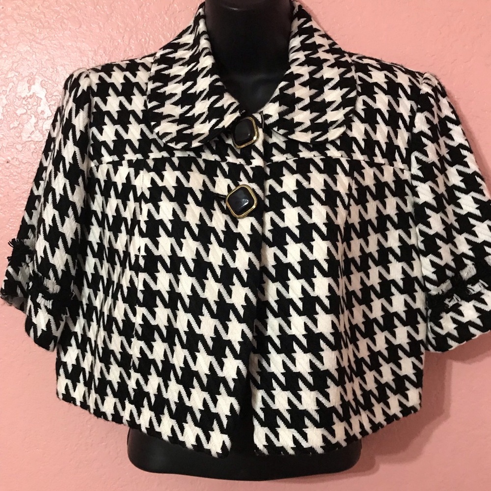 Black and white jacket